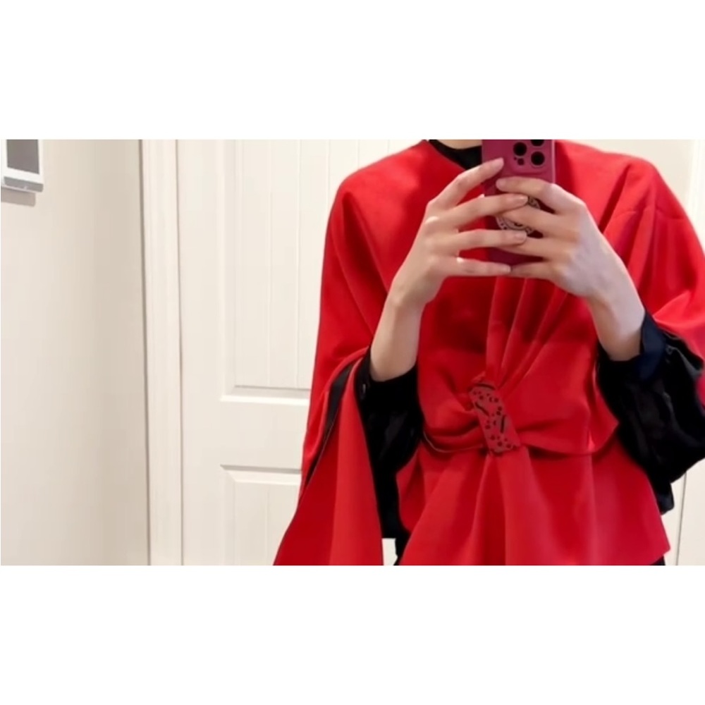 Red scarf